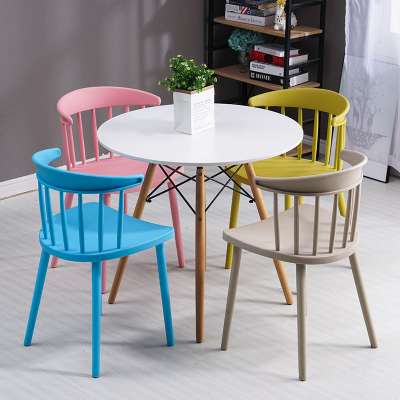 Modern plastic folding table and chair dinning room furniture plastic chair