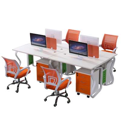 2019 colorful office furniture office workstation desk for 2 4 6 person